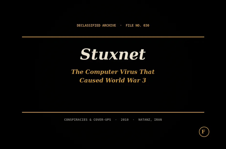 Stuxnet | The Computer Virus That Caused World War 3