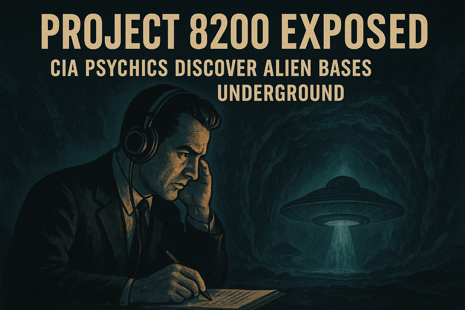 Project 8200: CIA’s Psychic Encounter with Alien Bases